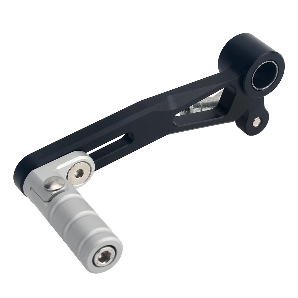 Leva Cambio Moto In Alluminio CNC, Nero, Universale (Lunghezza 15cm / 5.91 Pollici)