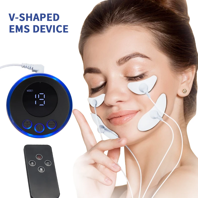 Intelligent Remote Control Facial Massager Promote Blood Circulation Efficient Beauty Tools Comfortable Facial Care