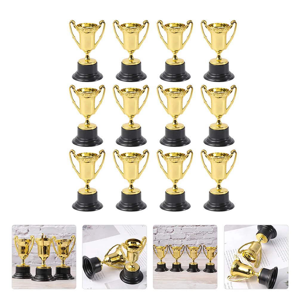 Children's Trophy Decorative Cup 10 Pcs Plastic Multi-function Mini Award Accessory Small plastic trophy toys