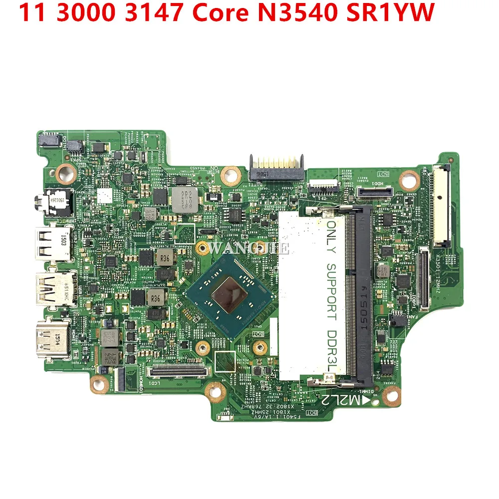 

100% Working For DELL Inspiron 11 3000 3147 Core N3540 SR1YW Mainboard CN-0KW8RD 0KW8RD 13270-1 Laptop Motherboard DDR3