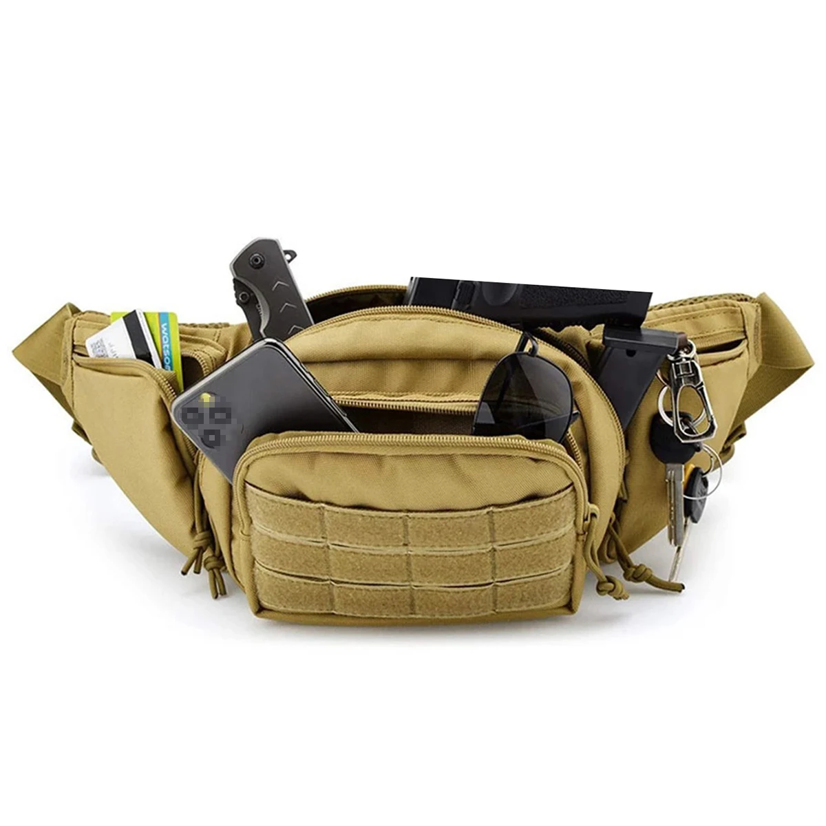 Men Waist Bag Tactical Military Motorcycle Rider Sports Climb Camping Nylon Male Tool Sling Chest Hip Bum Bag waist bag