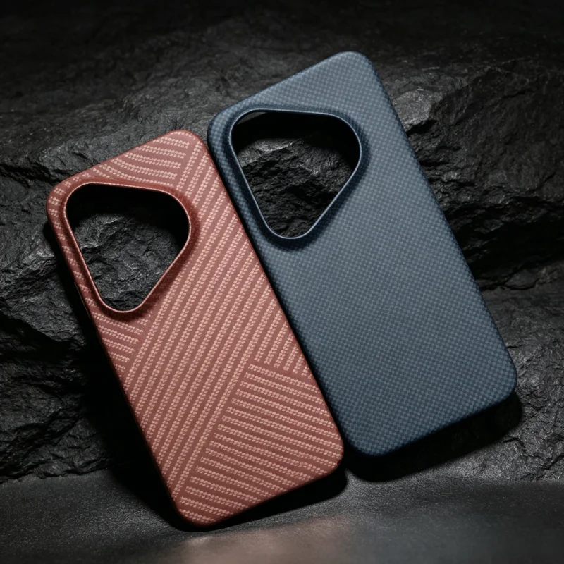 Sleek Carbon Fiber Texture Hard PC Shockproof Case - Ultra Slim Protective Cover