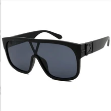 

KAPELUS Retro Siamese lens frame glasses Trend big frame sunglasses 98119 wholesale