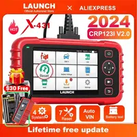 LAUNCH CRP123i V2.0 ABS SRS Transmission Engine Scan Tool OBD 2 Reader Throttle/Oil Reset/SAS reset Lifetime Free WiFi Update 1