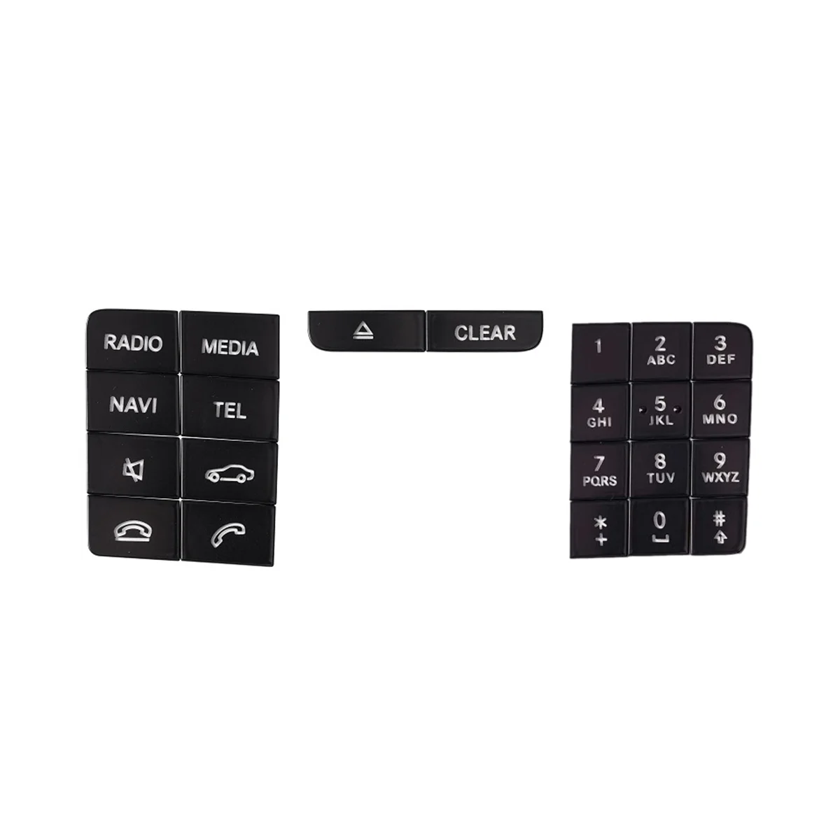 Car Center Console Cd Panel Multimedia Button Stickers Per Mercedes Benz Cls W218 2014-2017 Gla X156 2013-2016