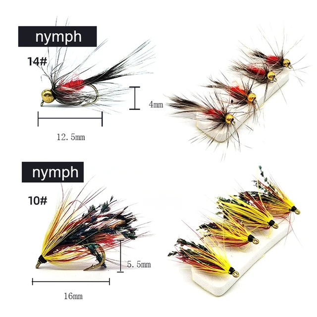 BASSDASH 58-Piece Fly Fishing Kit With Fly Box - Complete Trout Set With Dry Flies, Nymphs & Streamers