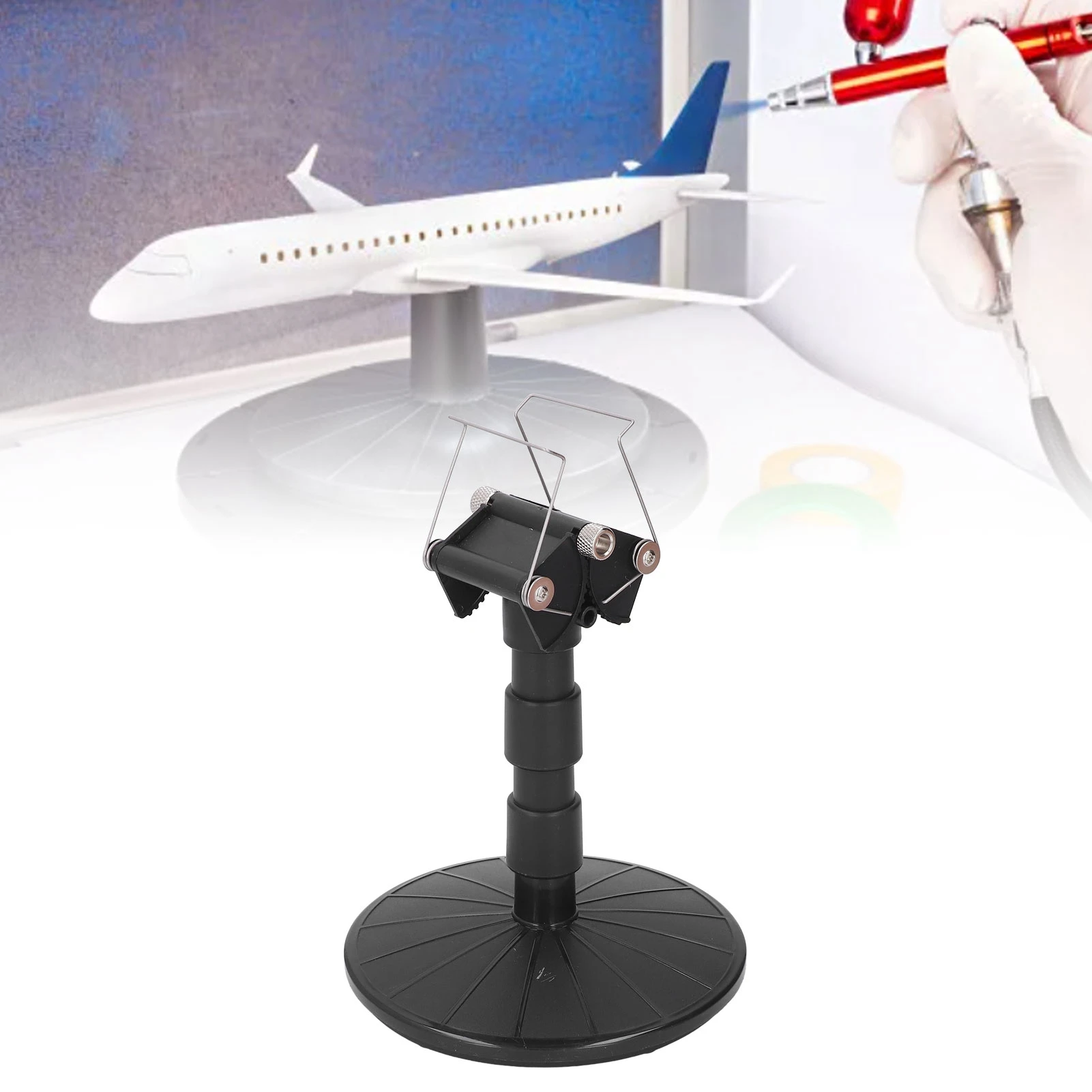 Painting Turn Table Stand Spray Work Painting Stand ABS Adjustable Height Spray Work Turn Table