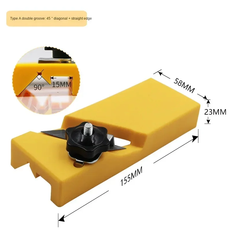 Woodworking Hand Tools Wood Trimming Tool Woodworking Gypsum Board Planer Tool Drywall Edge Chamfer Hand Planes Box 45/60 Degree Hand Plane Drywall Edge Trimmer Chamfer