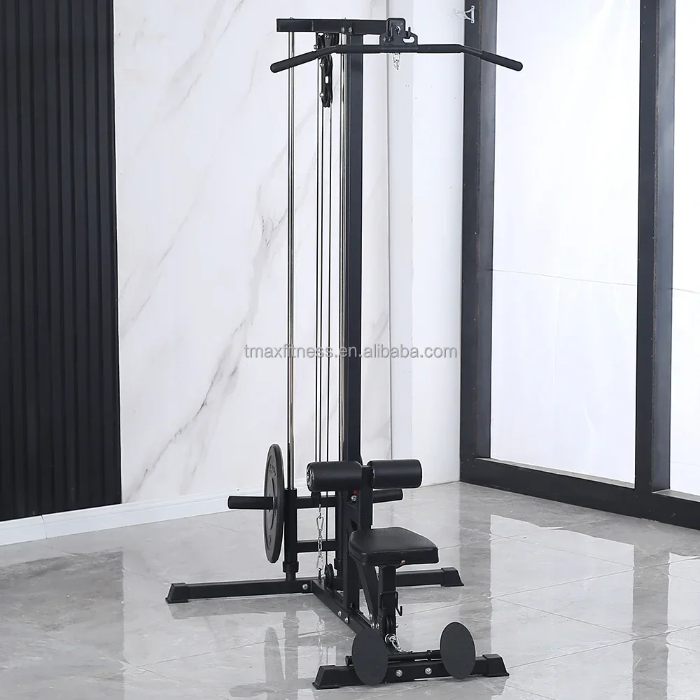 TXL031 Lat Pull Down Machine Plate Loaded Home Fitness Equipment professional exercise iso lateral rowing machine