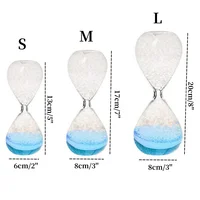 Bubble Hourglass Irregular Home Desktop Decoration Sandglass Bubble Water Liquid Drift Bottle Glass Fun Decoration Holiday Gifts 2