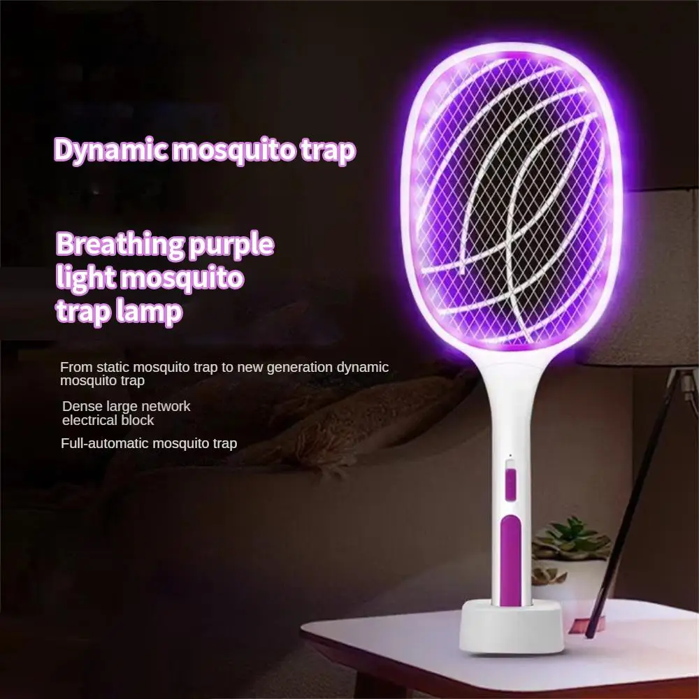 10/6 LED 트랩 모기 킬러 램프, 전기 버그 재퍼, USB 충전식, 여름 플라이 스와터 트랩, 3 인 1, 2, 3PCs, 3000V