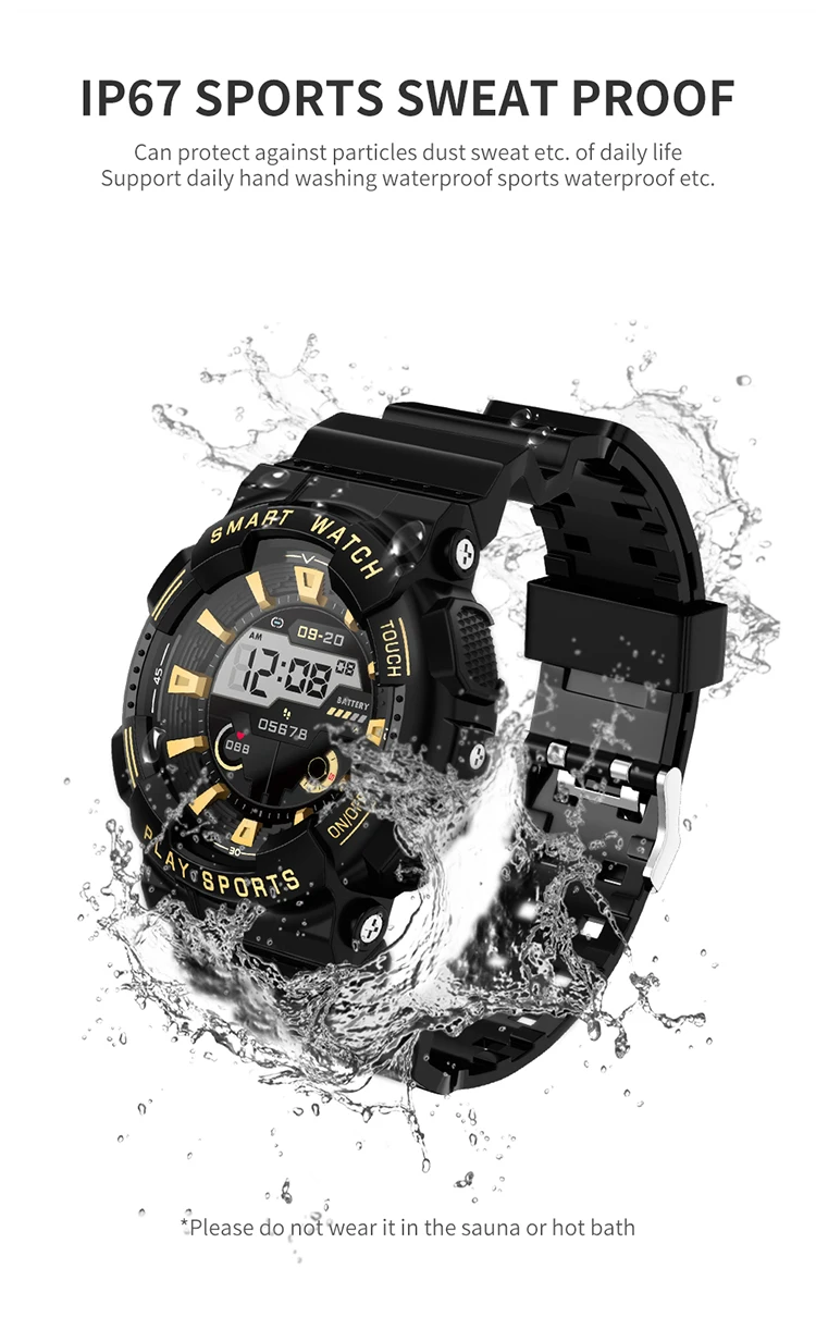 SKMEI Neue Outdoor-Sport-Smart-Uhren für Männer und Frauen, Mode, IP67, wasserdicht, Uhr mit Herzfrequenzüberwachung, Armbanduhr, Reloj Hombre_voghion.com