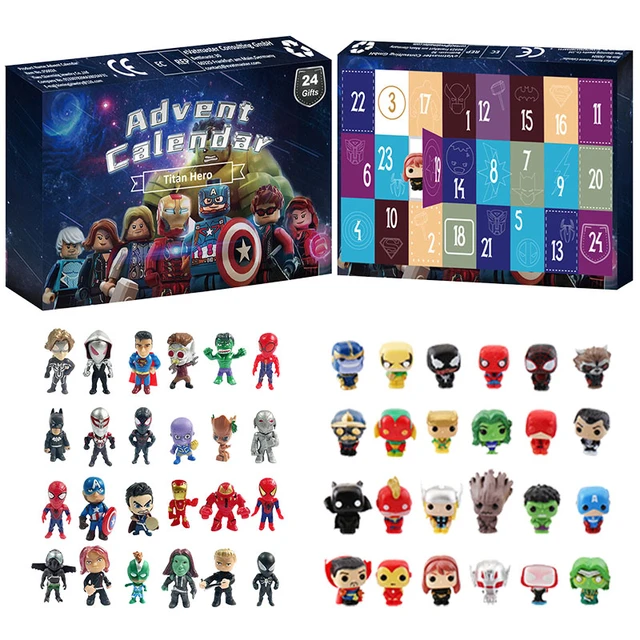 Disney Advent Calendar Marvel Box Action Figure Christmas, 51 OFF