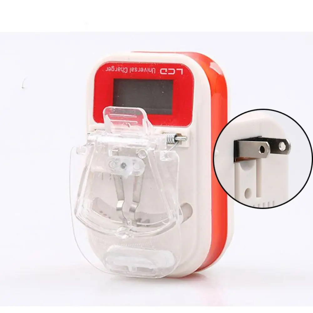 ตัวเลือกสินค้า เครื่องชาร์จแบต USB พกพา หน้าจอ LCD ชาร์จได้ทั่วโลก