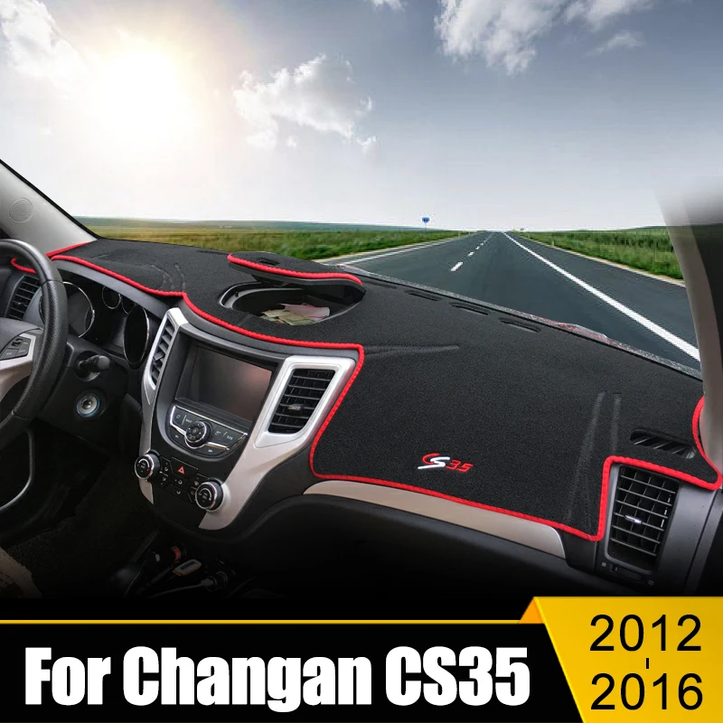 

For Changan CS35 2012 2013 2014 2015 2016 Car Dashboard Cover Avoid Light Pad Sun Shade Anti-UV Carpets Non-Slip Mat Accessories