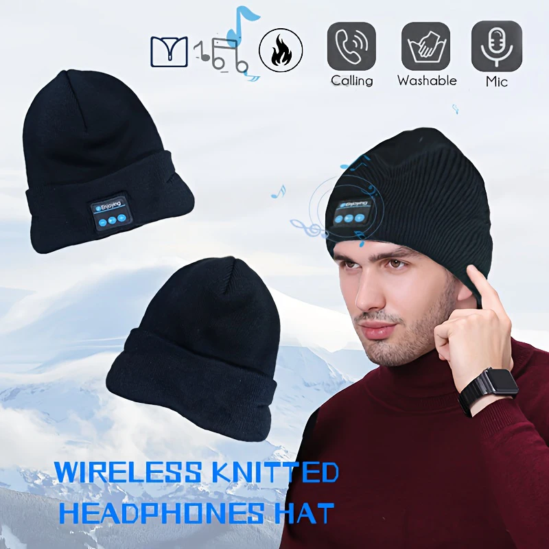 FZ FANTASTIC ZONE Gorros De Invierno Cálidos Para Hobre De Punto Con