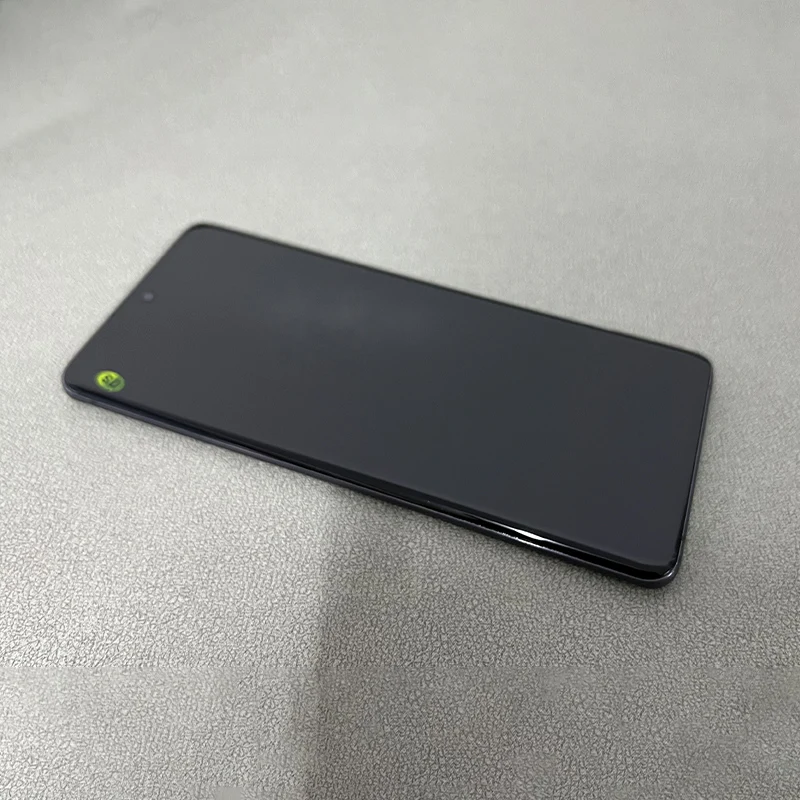 삼성 Pantalla S20 Plus LCD Display6.7 G985F 용 AMOLED 프레임 스크린 어셈블리 터치 스크린 디지타이저 휴대 전화 LCD 포함