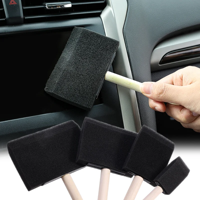 

Air Vent Brush Cleaning Car Interior Dust Removal Air Conditioning Grille Sponge Cleaning Brushes Car Cleaning Accessories