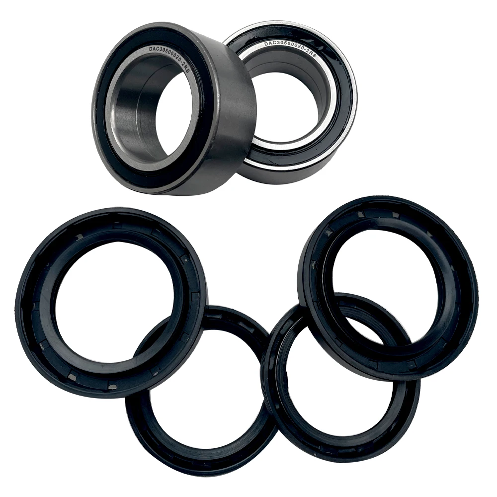For Honda Rancher 350 TRX350FM 4x4 2000-2006 Both Front Wheel Bearings And Seals