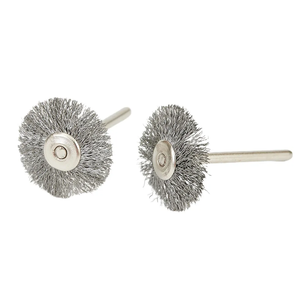 

Wire Brush Wire Wheel Rotary Tool Rust Removal Polishing Cleaning Tool Accessories And Parts 9Pcs Stainless Steel
