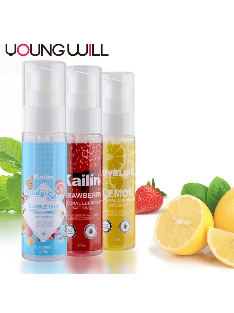 30Ml Lubrificante Commestibile Sapore Di Fragola Per Anale Vaginale Sesso Orale Lubrificante Vagina Orgasmo Gel Prodotti Per Adulti Massaggio Del Corp
