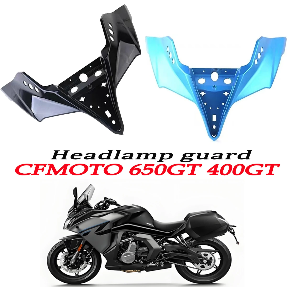 CF650GT400GT Motorcycle headlight front guard cover front headlight outer shell cover Fit For CFMOTO 650GT 400GT GT400 GT650