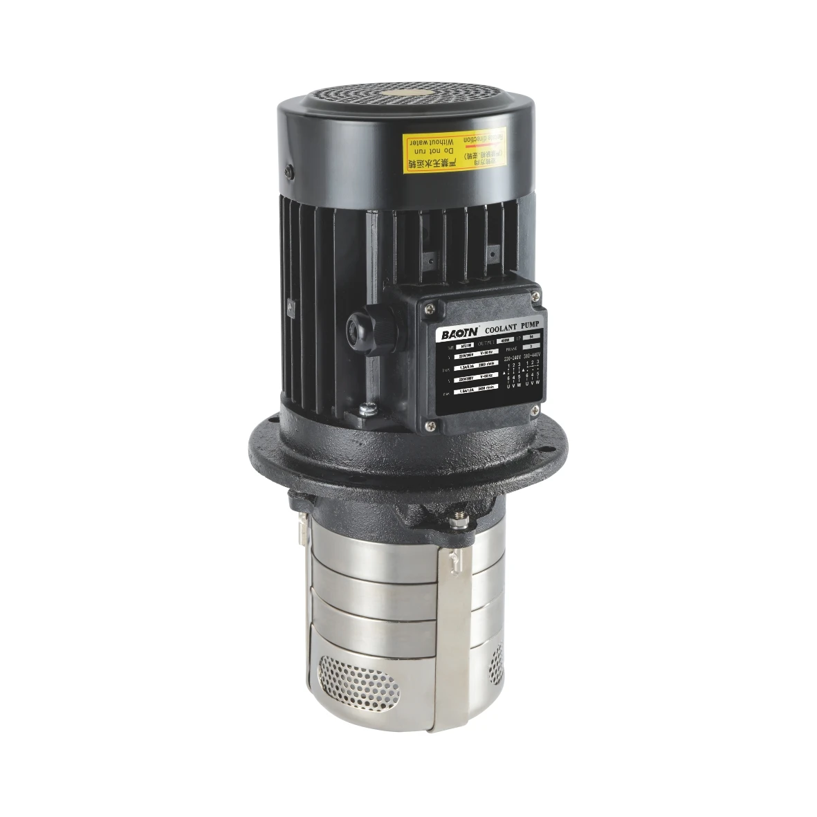 

Industrial cnc cooling coolant immersion centrifugal water pump CNC cutting liquid delivery clean or filter system