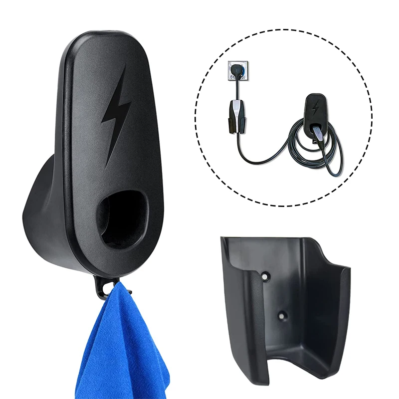 CarChargingCableHolderAdapterForTeslaModel3XYSWallMount