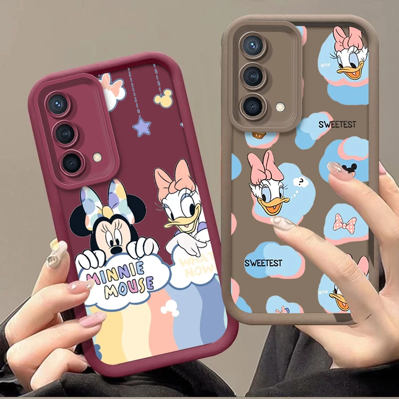Anime Daisy Duck Per Reno X5 X3 10 8T 7Z 6 5 Pro Plus Pro 4G 5G Eye Ladder Custodia Per Telefono