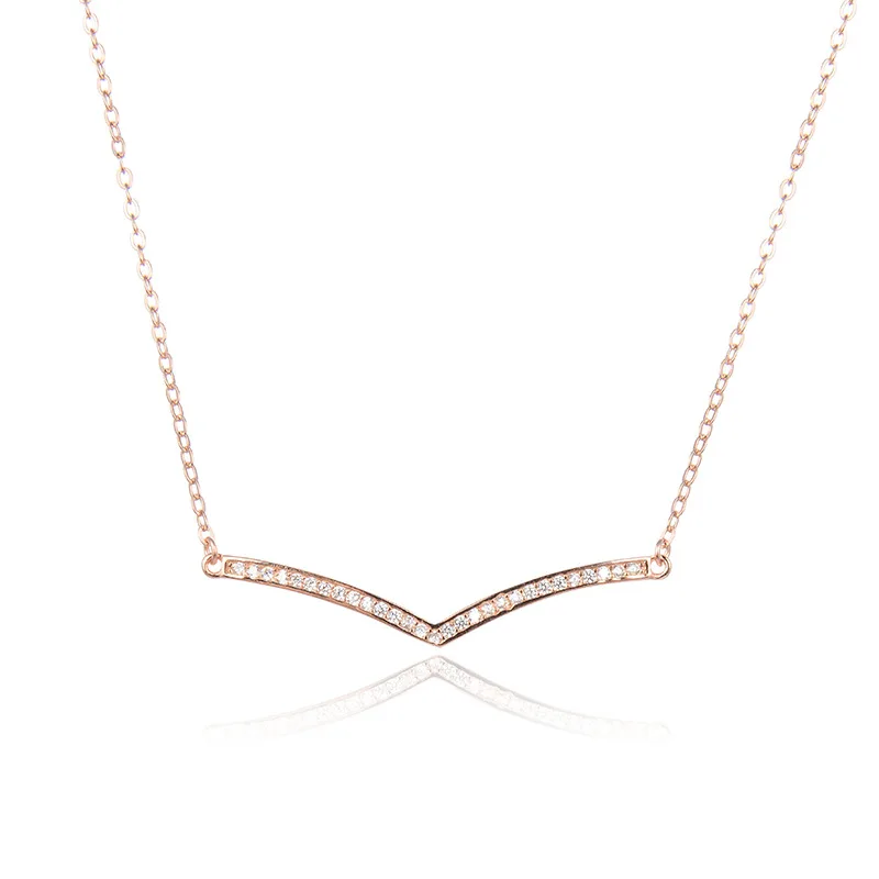 

S925 Стерлинговое серебро подвеска персонализированное темпераментное ожерелье Женская цепочка на воротник CHX262