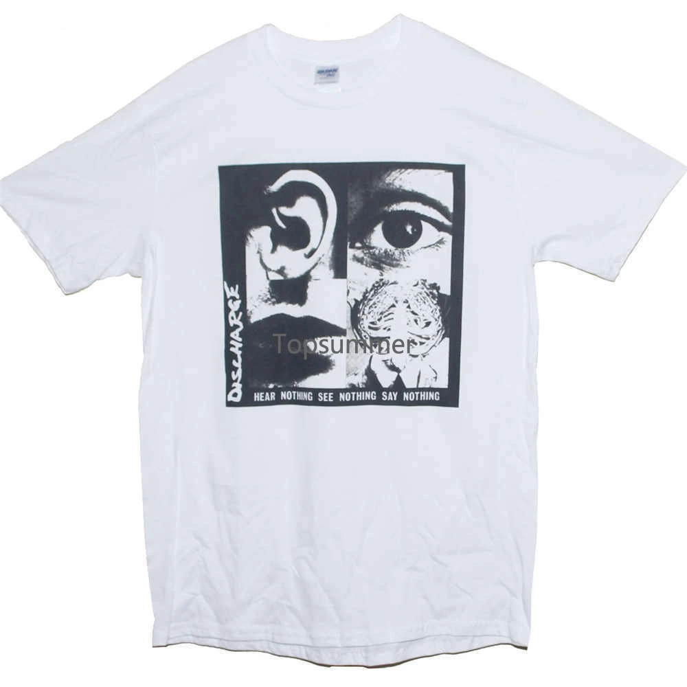 

Newest 2018 Discharge T Shirt New Napalm Death Varukers Punk Rock Unisex Tee S M L Xl Xxl Short New Style Tee Shirt