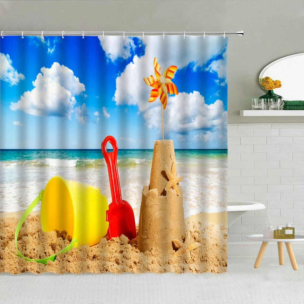 Beach Themed Kids Bathroom