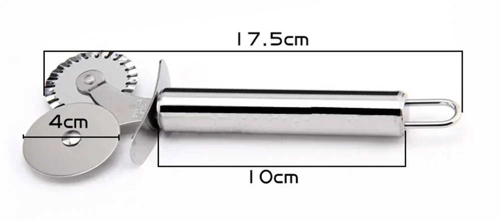 Kitchen Stainless Steel Pizza Knife Roller Single Wheel Two Baking Utensils Cake Shovel Accessories pizza cutter roller cutter cake cutter pizza knife pizza roller