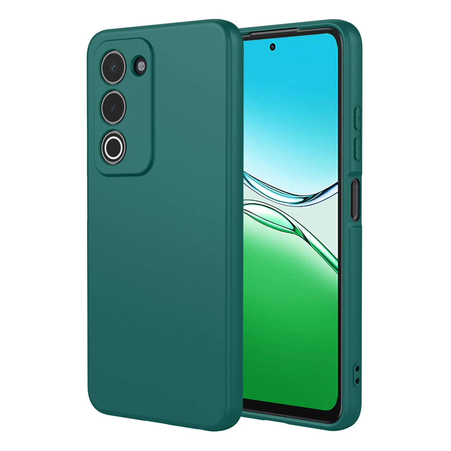Flexible Liquid Silicone Protective Case with TPU Frame