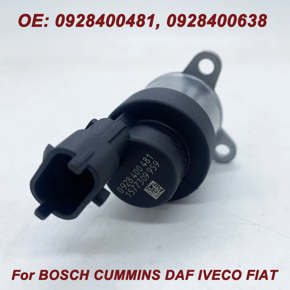 Fuel Pressure Regulator 0928400481 0928400638 For Bosch Fuel Pump Regulator Control Solenoid Valve For CUMMINS DAF IVECO FIAT 961280670014