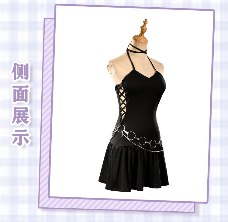 Novo shugo chara! tsukiyomi utau dark jewel cosplay traje preto plutônio  vestido trajes de halloween para roupas de anime feminino cos - AliExpress