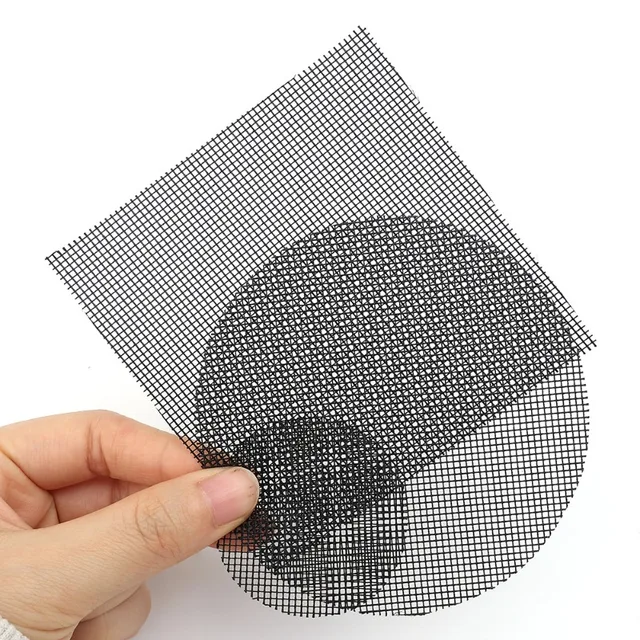 Flower Pot Hole Mesh Pad Round Drainage Hole Screens Gasket Fiberglass Mesh Prevent Soil Loss Breathable Drainage Bottom Mats 6