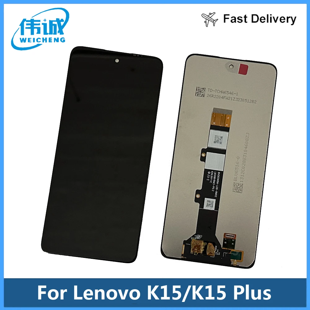 

Tested For Lenovo K15 Plus LCD Display Touch Screen Panel Digitizer Assembly For Lenovo K15Plus Screen Lenovo k15 LCD Sensor