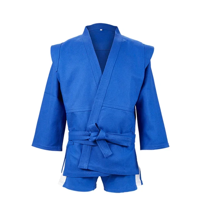 wrestling suit set Sambo training competition clothes Adult children Russian Sambo clothing martial arts clothing