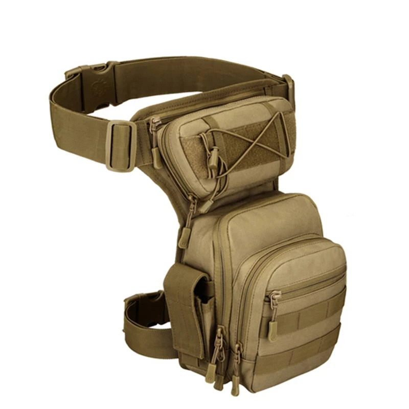 Tattico Molle Goccia Gamba Marsupio Militare Coscia Hip Outdoor Pack