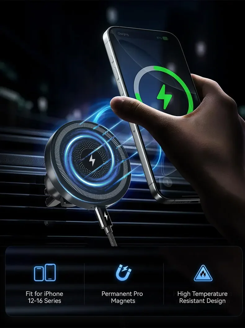 Wireless car charger compatibility with iPhone models
