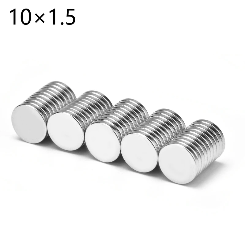 Round Neodymium Magnets 5-600PCS 10x1.5MM Rare Earth Magnets