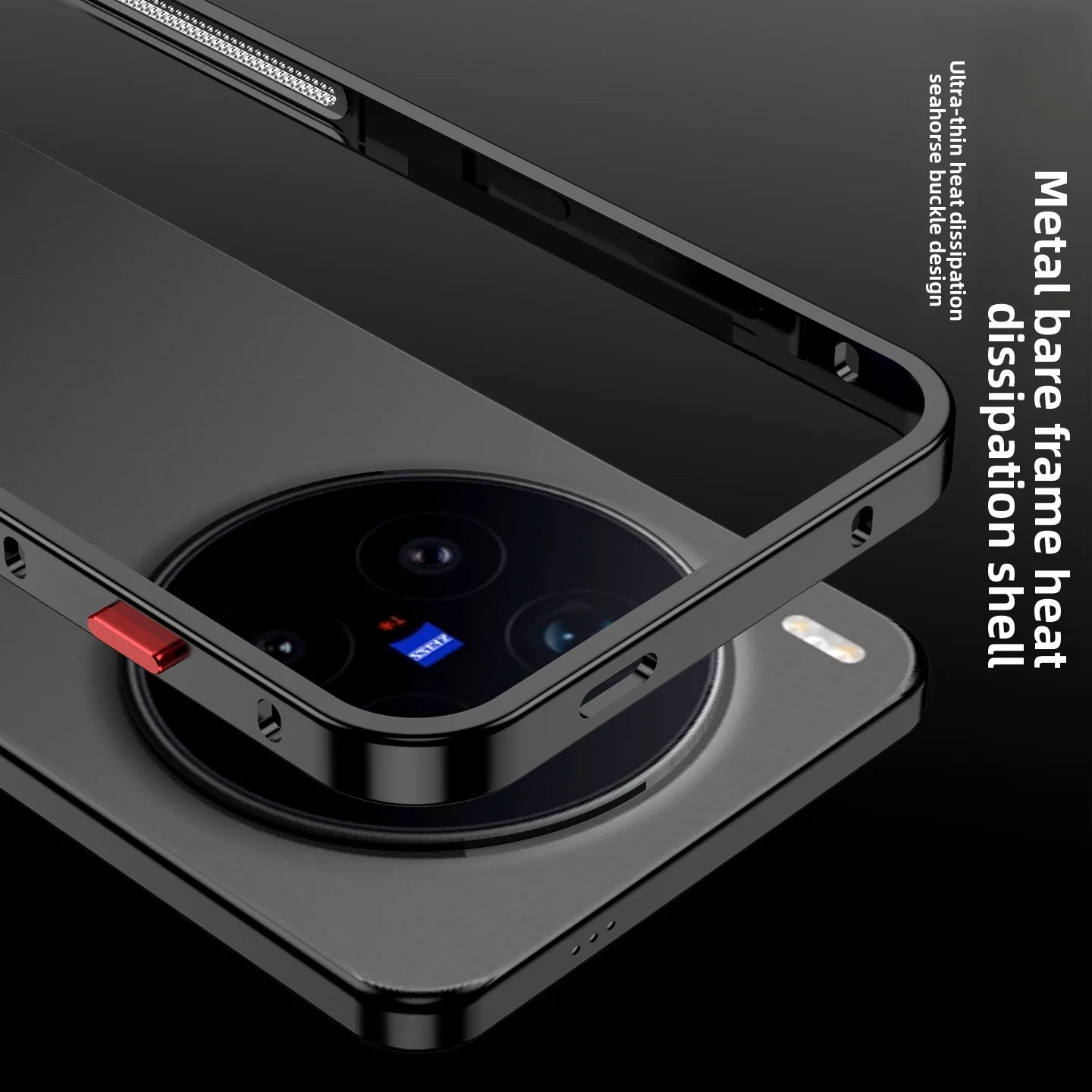 Luxury Ultra Thin Heat Dissipation Aluminum Alloy Frame Case - Bare Machine Shockproof Cover
