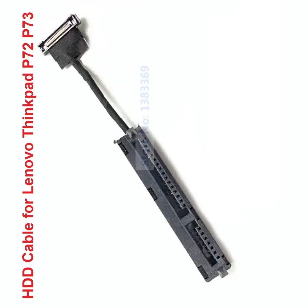 Lenovo ThinkPad P72 P73 DC02C00CX00 용 교체 2.5 SATA HDD SSD 하드 드라이브 플렉스 커넥터 케이블 캐디 브래킷 프레임 트레이