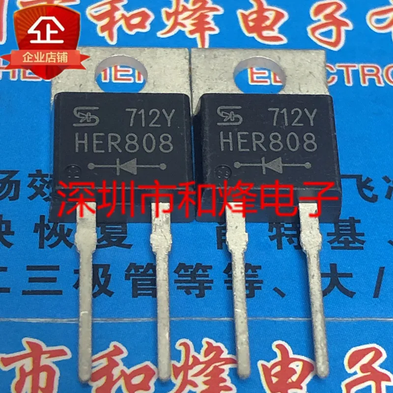 

5PCS-10PCS HER808 TO-220-2 1000V 8A New And Original On Stock