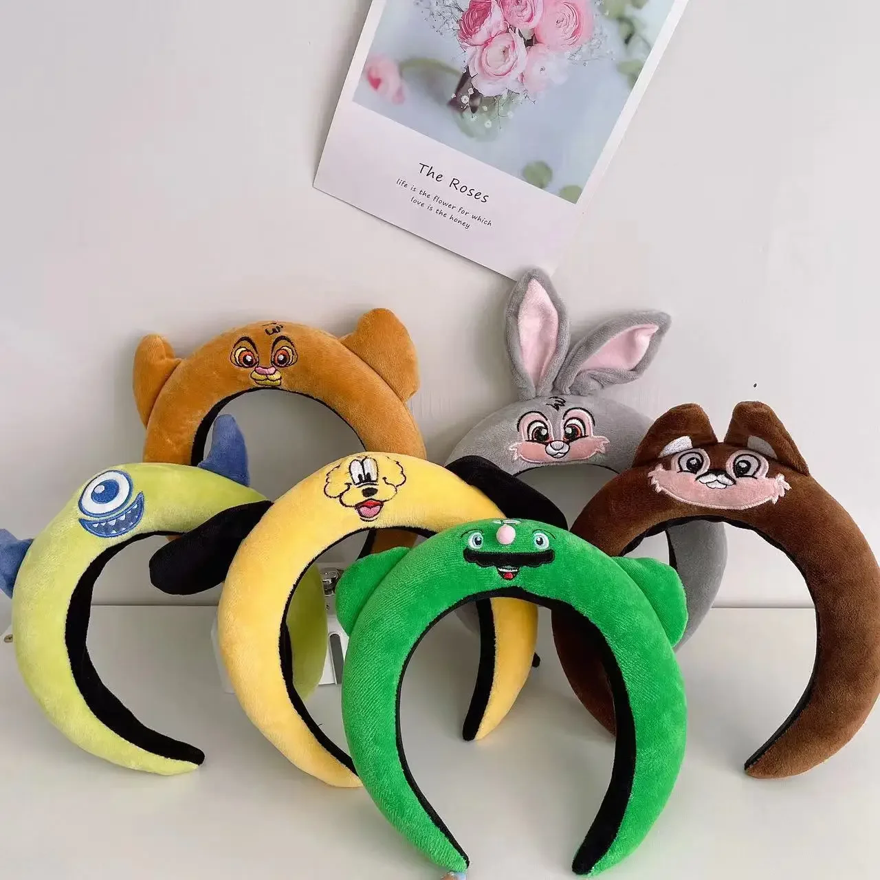 Disney Chip 'n' Dale Ears Headbands For Women Cute Loopy Hairbands Girl Plush 3D Headwear Mickey Soft Hair Accessories Kids Gift головоломка loopy loope