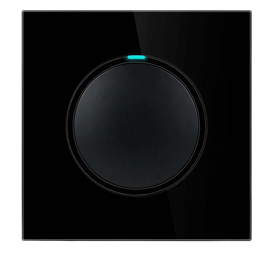 glass wall switch LED indicator night visibility