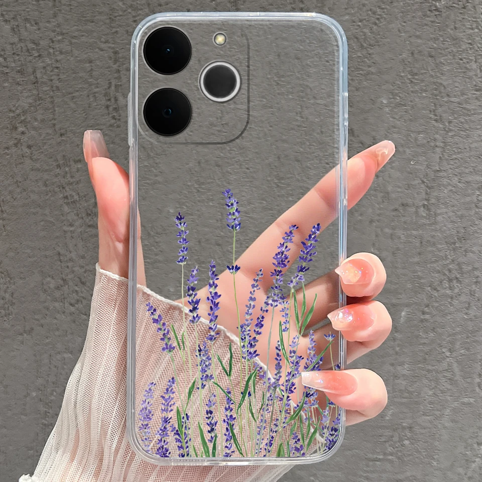 Cat Whale Anti-Fingerprint Transparent Phone Case