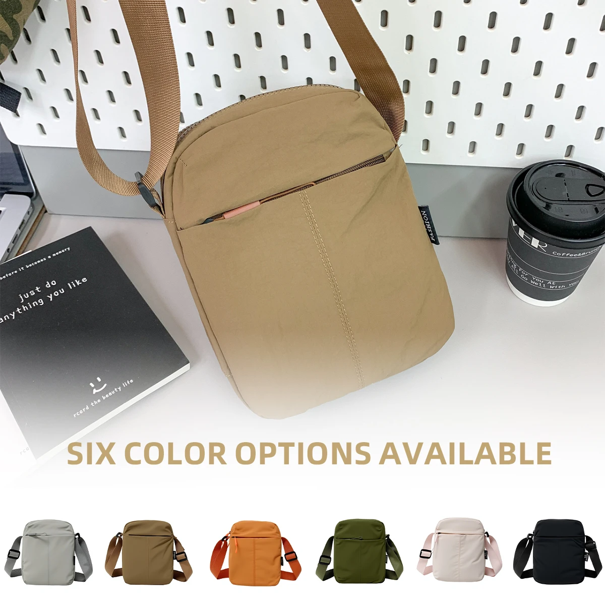 Lightweight Travel Crossbody Bag for Women 2025 New Fashion High-Looking Large Capacity Versatile Casual Shoulder Bag for Students Shopping, Cycling and Hiking