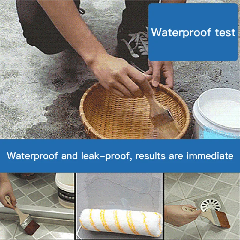 Transparent Waterproof Gel Exterior Wall Leak Repair Crack Sealing Transparent Waterproofing Adhesive Waterproof Coating waterproof sealant threadlocker glue sealant paste